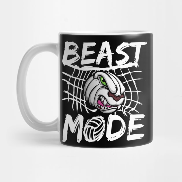 Volleyball BEAST MODE by MakeNineDesigns